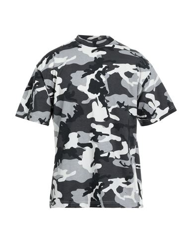 Nike Man T-shirt Lead Size L Cotton In Grey