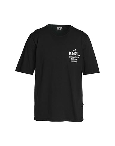 Kangol Man T-shirt Black Size Xxl Cotton