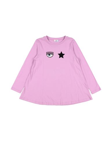 Chiara Ferragni Babies'  Toddler Girl T-shirt Lilac Size 6 Cotton In Purple