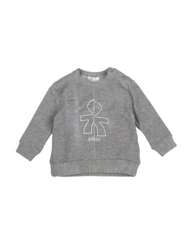 Le Bebé Babies'  Newborn Boy Sweatshirt Grey Size 3 Modal, Cotton, Elastane