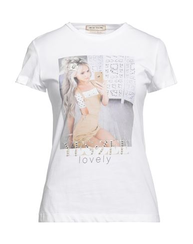 Yes Zee By Essenza Woman T-shirt White Size Xl Cotton