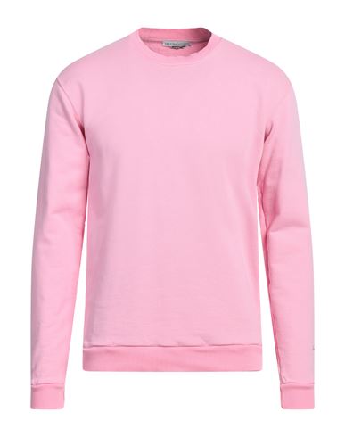 Grey Daniele Alessandrini Man Sweatshirt Pink Size Xxl Cotton