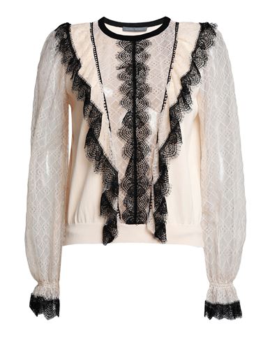 Alberta Ferretti Woman Sweater Beige Size 8 Viscose, Polyamide, Elastane
