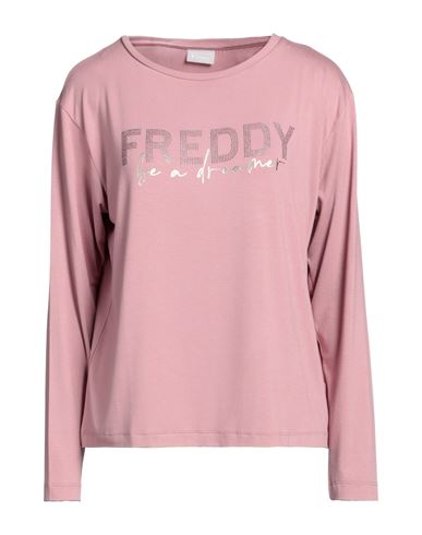Freddy Woman T-shirt Pastel Pink Size Xs Viscose, Elastane