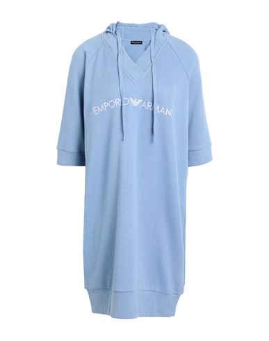 Emporio Armani Woman Sweatshirt Light Blue Size S Cotton, Polyester