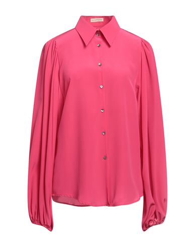 Camicettasnob Woman Shirt Fuchsia Size 8 Silk In Pink