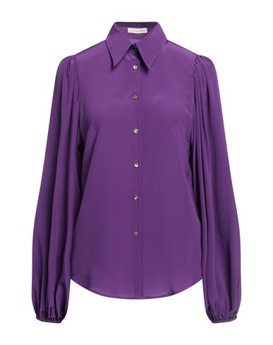 Camicettasnob Woman Shirt Purple Size 10 Silk