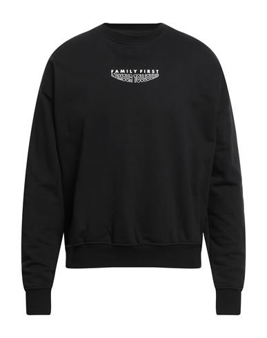 Family First Milano Man Sweatshirt Black Size Xl Cotton