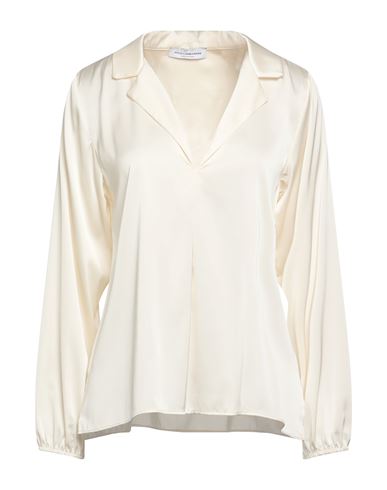 Atos Lombardini Woman Top Ivory Size 10 Polyester, Elastane In White