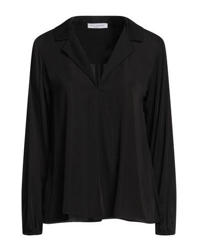 Atos Lombardini Woman Top Black Size 10 Polyester, Elastane