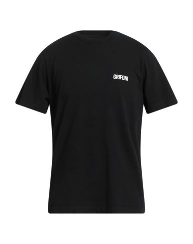 Mauro Grifoni Man T-shirt Black Size S Cotton