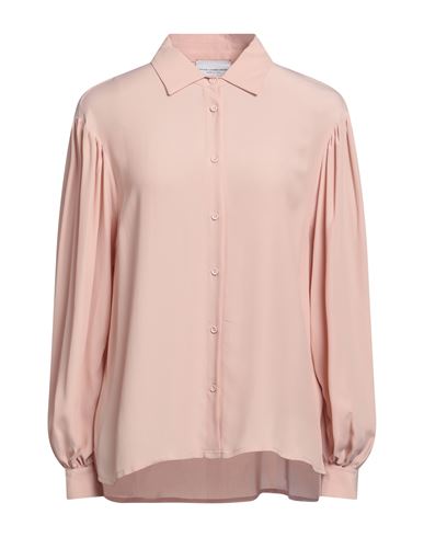 Atos Lombardini Woman Shirt Blush Size 12 Acetate, Silk In Pink