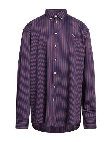 Harmont & Blaine Man Shirt Purple Size M Cotton