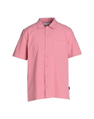 Dedicated . Man Shirt Pastel Pink Size L Organic Cotton