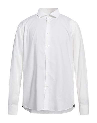Baldinini Man Shirt White Size 17 Cotton