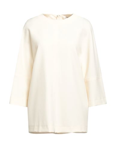 Liviana Conti Woman Top Ivory Size 8 Polyester, Viscose, Elastane In White