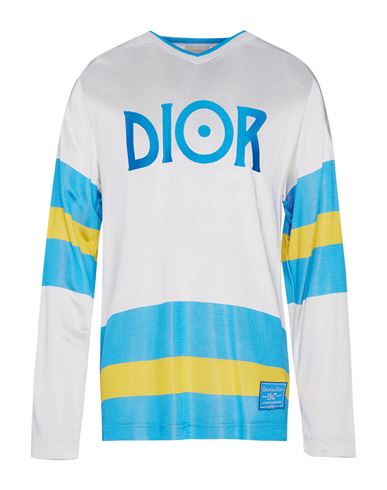 Shop Dior Homme Man T-shirt Light Grey Size L Viscose, Polyester