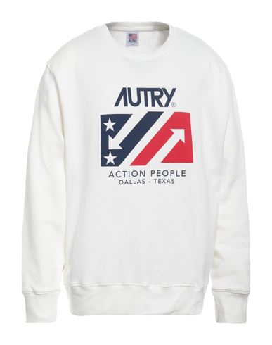 Autry Man Sweatshirt White Size Xxl Cotton