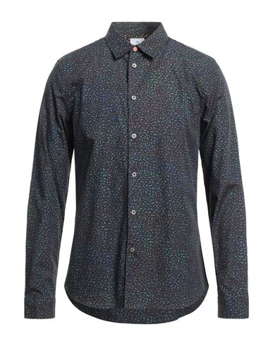 Ps By Paul Smith Ps Paul Smith Man Shirt Navy Blue Size Xxl Organic Cotton
