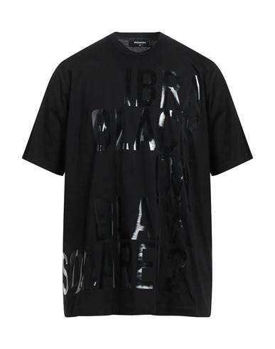 Dsquared2 Man T-shirt Black Size Xl Cotton