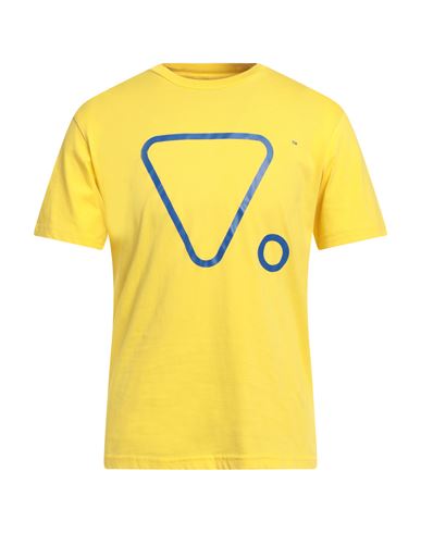 Valvola. Man T-shirt Yellow Size S Cotton