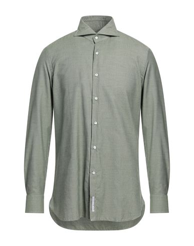 Sonrisa Man Shirt Green Size 17 Cotton