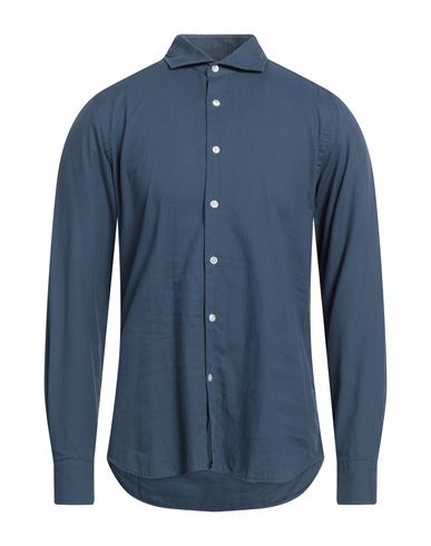 Sonrisa Man Shirt Slate Blue Size 16 Cotton
