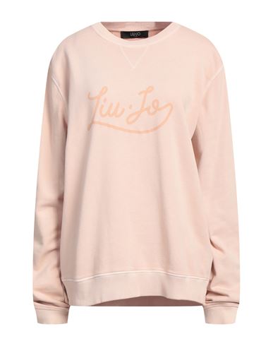 Liu •jo Man Man Sweatshirt Blush Size L Cotton, Polyester In Pink
