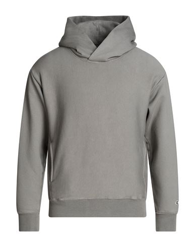 Champion Man Sweatshirt Lead Size M Cotton, Polyester In Grey