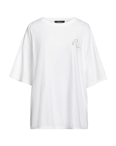 Shop Rochas Woman T-shirt White Size Xxl Cotton