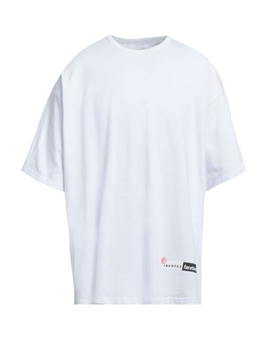 Shop Incotex Red Man T-shirt White Size M Cotton