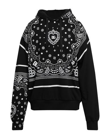 Dolce & Gabbana Man Sweatshirt Black Size Xs Cotton