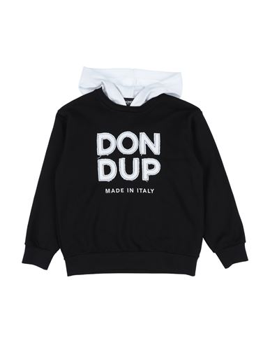 Dondup Babies'  Toddler Boy Sweatshirt Black Size 6 Cotton, Elastane