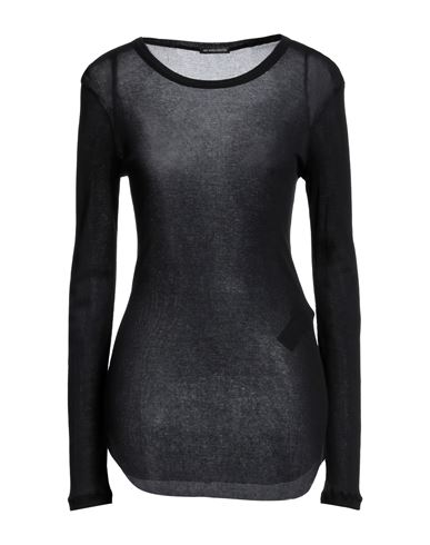 Shop Ann Demeulemeester Woman T-shirt Black Size M Cotton, Silk