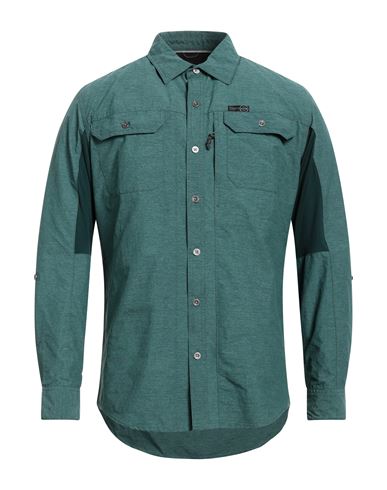Atg By Wrangler Man Shirt Dark Green Size S Polyester, Elastane