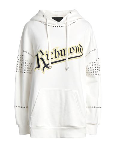 John Richmond Woman Sweatshirt Off White Size Xl Cotton