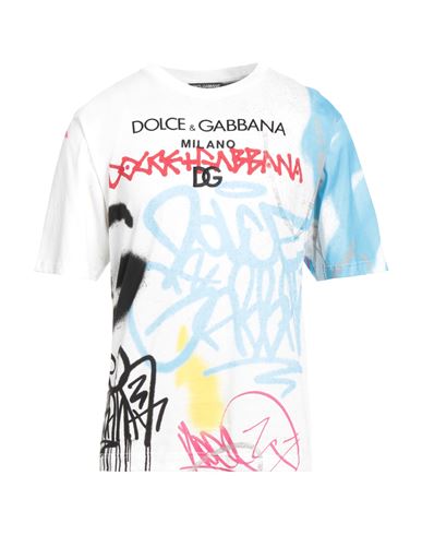 Shop Dolce & Gabbana Man T-shirt White Size 38 Cotton