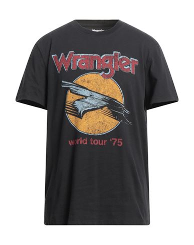 Wrangler Man T-shirt Black Size Xxl Cotton