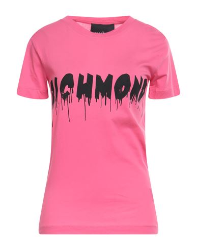 John Richmond Woman T-shirt Fuchsia Size Xs Cotton In Pink