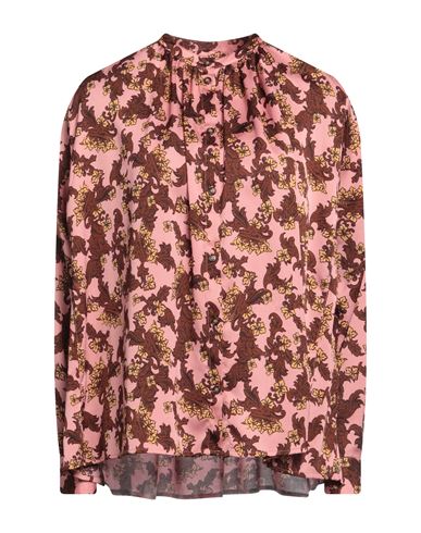 Ottod'ame Woman Shirt Salmon Pink Size 8 Polyester