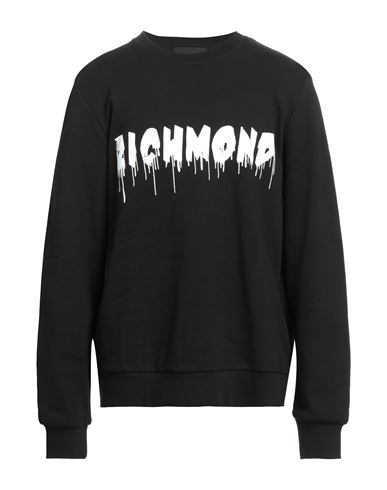 John Richmond Man Sweater Black Size 3xl Merino Wool, Acrylic