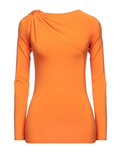 Ottod'ame Woman T-shirt Orange Size 4 Viscose, Elastane
