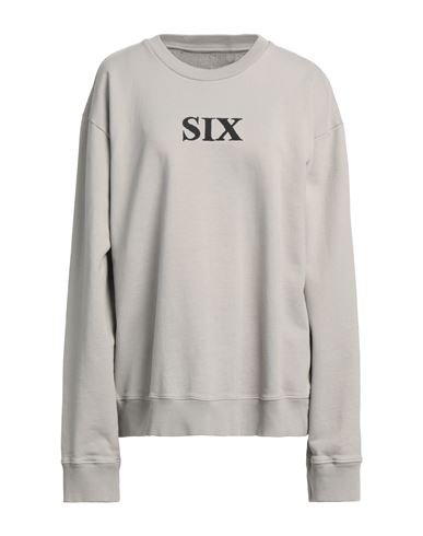 Mm6 Maison Margiela Woman Sweatshirt Light Grey Size Xl Cotton