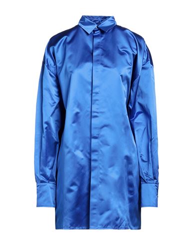 Sa Su Phi Woman Shirt Bright Blue Size 6 Silk