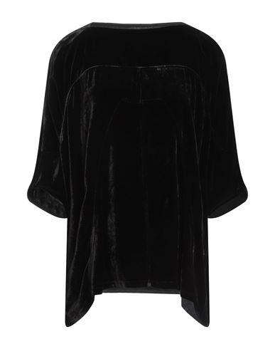 Rick Owens Woman Top Black Size Onesize Viscose, Silk In Black