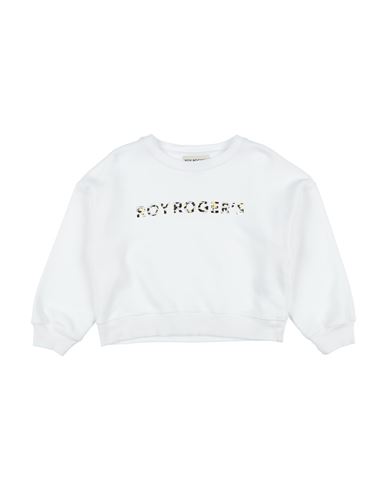 Roy Rogers Babies' Roÿ Roger's Toddler Girl Sweatshirt Cream Size 4 Cotton In White