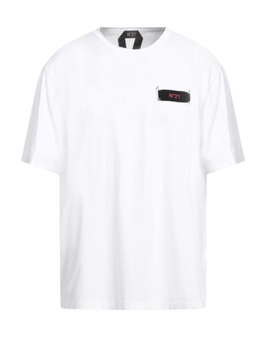 N°21 Man T-shirt White Size Xxl Cotton