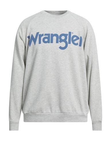 Gant X Wrangler Man Sweatshirt Light Grey Size L Polyester, Cotton