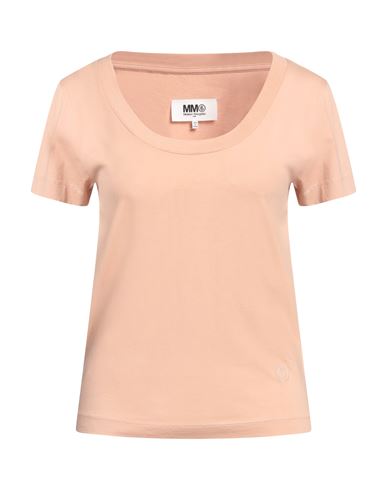Shop Maison Margiela Woman T-shirt Blush Size L Cotton In Pink