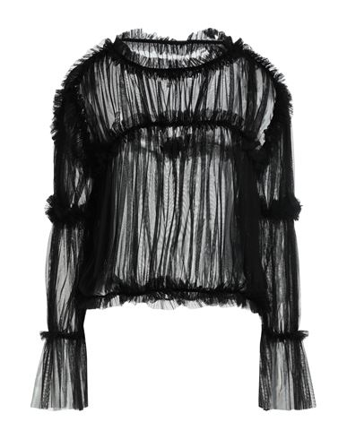 Mm6 Maison Margiela Woman Top Black Size S Polyester, Elastane